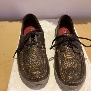 EUC Twisted X Leather Shoes Size 8.5